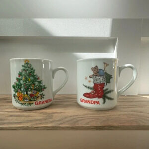 Vintage Grandpa Grandma Mug Cups - Vintage
Porcelain Christmas Christmas gifts